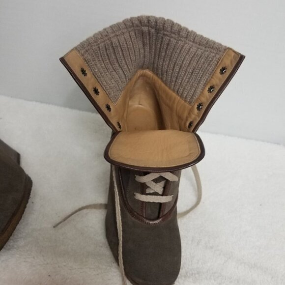 PRICE DROP-Chloe` Lace up Sock Bootie - Picture 3 of 10